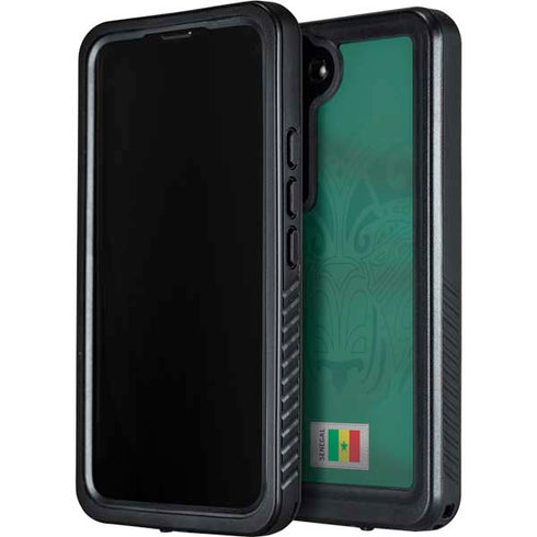 Senegal Soccer Flag Galaxy S24 Plus Waterproof Case