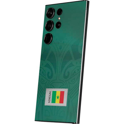 Senegal Soccer Flag Galaxy S25 Ultra Skin