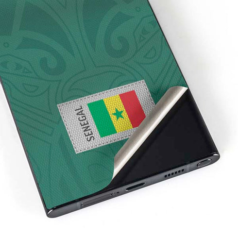 Senegal Soccer Flag Galaxy S24 Ultra Skin