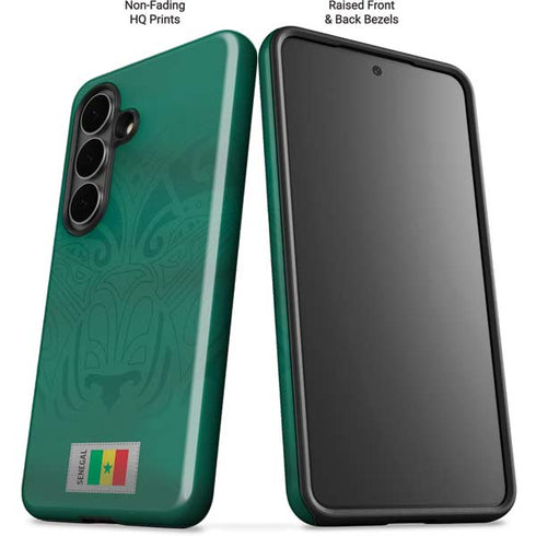 Senegal Soccer Flag Galaxy S26 Impact Case