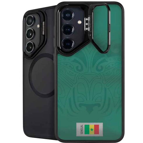 Senegal Soccer Flag Galaxy S26 Plus Kickstand Case