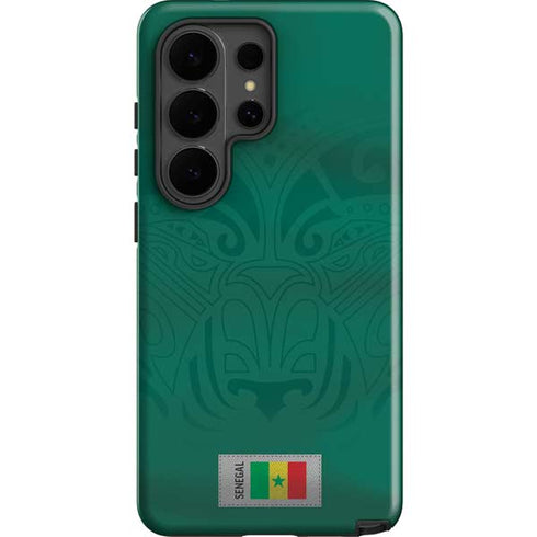 Senegal Soccer Flag Galaxy S26 Ultra Impact Case