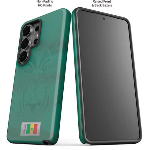 Senegal Soccer Flag Galaxy S26 Ultra Impact Case