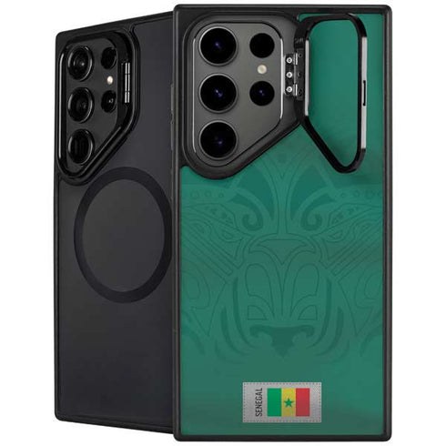 Senegal Soccer Flag Galaxy S26 Ultra Kickstand Case