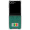 Senegal Soccer Flag Galaxy Z Flip7 Clear Case