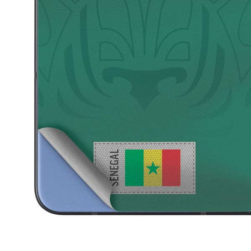 Senegal Soccer Flag Galaxy Z Fold5 5G Skin