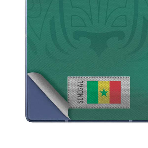 Senegal Soccer Flag Galaxy Z Fold6 Skin