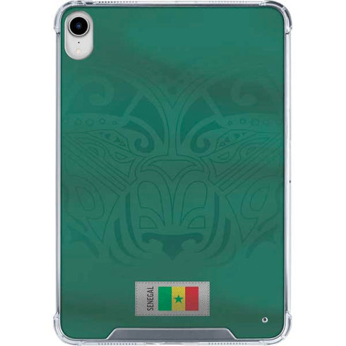 Senegal Soccer Flag iPad 11th Gen (2025) Clear Case