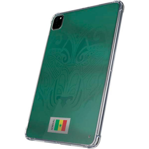 Senegal Soccer Flag iPad Pro 11in (2024) Clear Case
