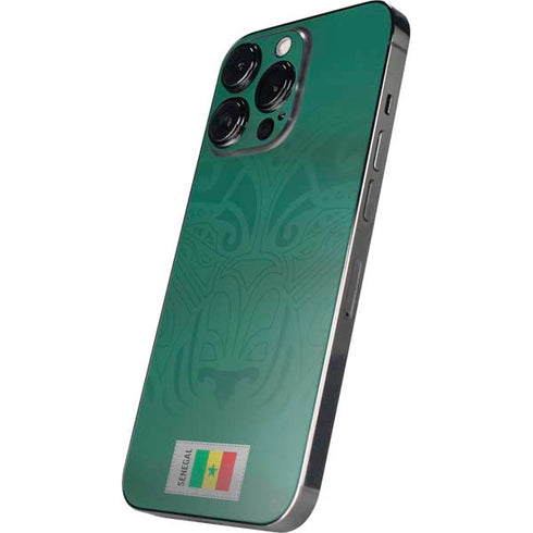 Senegal Soccer Flag iPhone 15 Pro Max Skin
