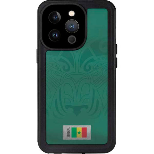 Senegal Soccer Flag iPhone 15 Pro Waterproof Case
