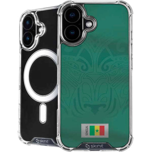 Senegal Soccer Flag iPhone 16 MagSafe Case