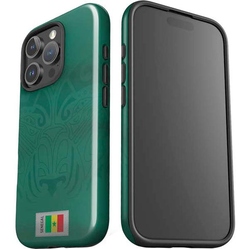 Senegal Soccer Flag iPhone 16 Pro Max Impact Case