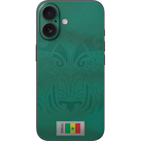 Senegal Soccer Flag iPhone 16 Skin