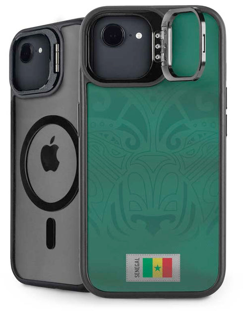Senegal Soccer Flag iPhone 16e Kickstand Case