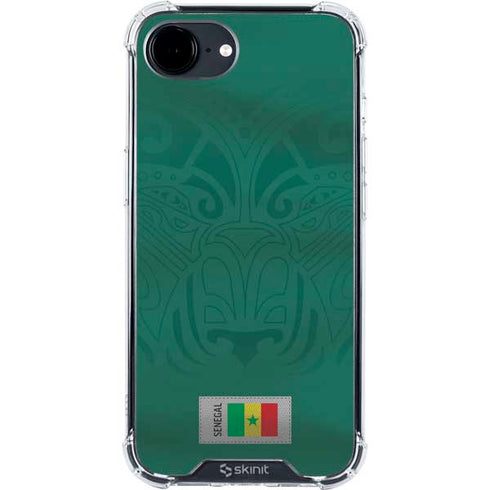 Senegal Soccer Flag iPhone 16e Clear Case