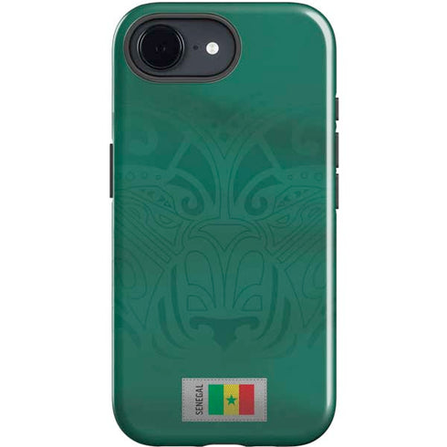 Senegal Soccer Flag iPhone 16e Impact Case