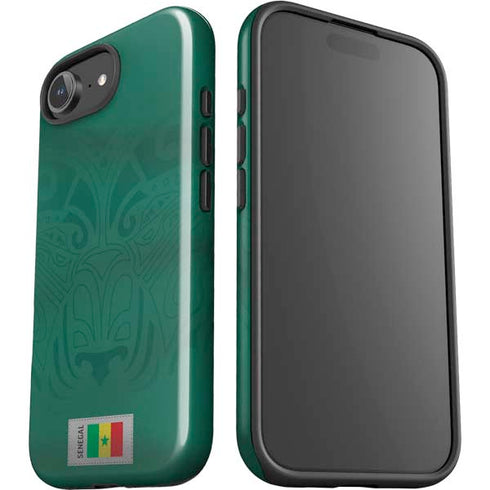 Senegal Soccer Flag iPhone 16e Impact Case
