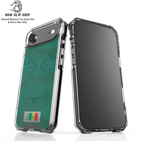 Senegal Soccer Flag iPhone 17 Air Clear Case
