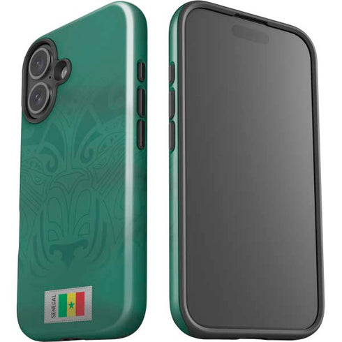 Senegal Soccer Flag iPhone 17 Impact Case