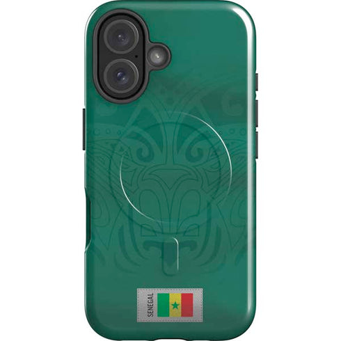 Senegal Soccer Flag iPhone 17 Magsafe Impact Case