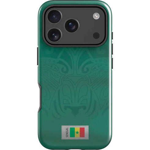 Senegal Soccer Flag iPhone 17 Pro Impact Case