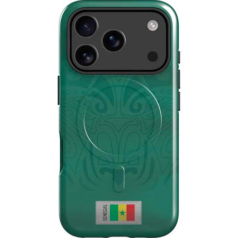 Senegal Soccer Flag iPhone 17 Pro Max Magsafe Impact Case