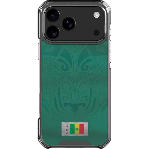 Senegal Soccer Flag iPhone 18 Pro Max Clear Case