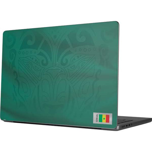 Senegal Soccer Flag Apple MacBook Pro 14-inch Skin
