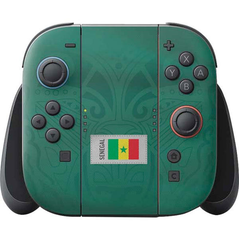Senegal Soccer Flag Nintendo Switch 2 (2025) Joy-Con Controller Skin
