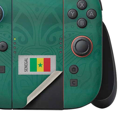 Senegal Soccer Flag Nintendo Switch 2 (2025) Joy-Con Controller Skin