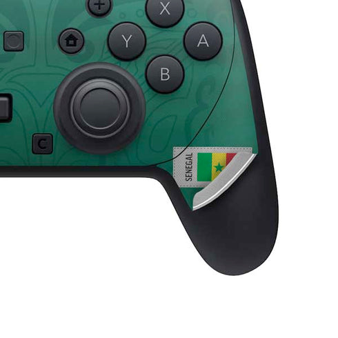 Senegal Soccer Flag Nintendo Switch 2 (2025) Pro Controller Skin