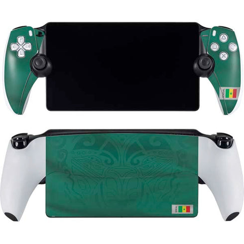 Senegal Soccer Flag PlayStation Portal Remote Player Skin