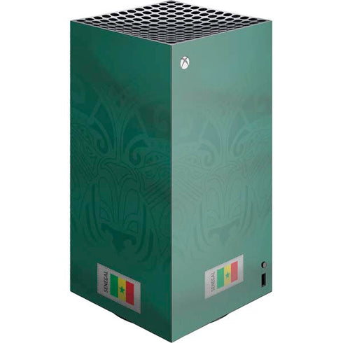 Senegal Soccer Flag XBox Series X Digital Edition Console Skin