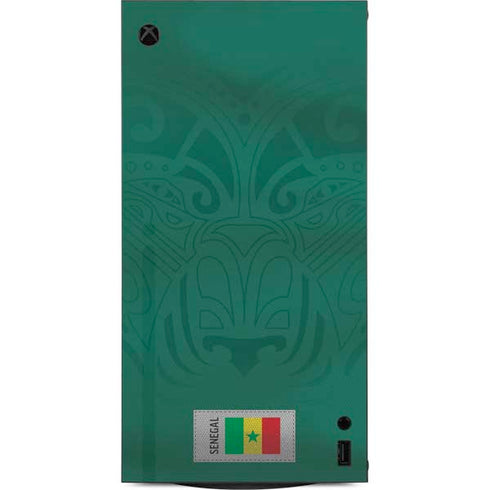 Senegal Soccer Flag XBox Series X Digital Edition Console Skin