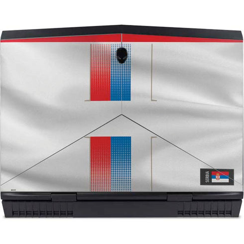 Serbia Soccer Flag Dell Alienware Skin