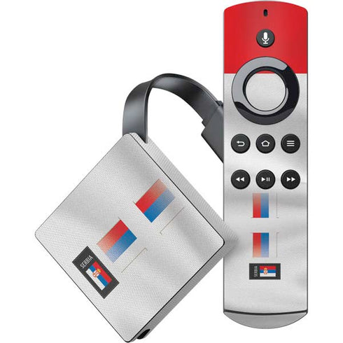 Serbia Soccer Flag Amazon Fire TV Skin