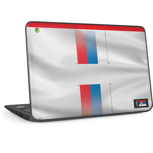 Serbia Soccer Flag HP Chromebook Skin