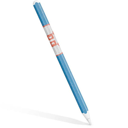 Serbia Flag Distressed Apple Pencil (2nd Gen 2019) Skin