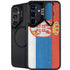 Serbia Flag Distressed Galaxy S24 FE Kickstand Case