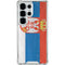 Serbia Flag Distressed Galaxy S25 Ultra Clear Case