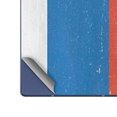 Serbia Flag Distressed Galaxy Z Fold6 Skin