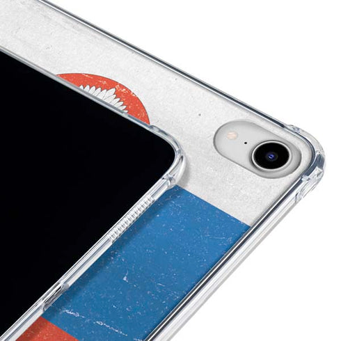 Serbia Flag Distressed iPad 11th Gen (2025) Clear Case