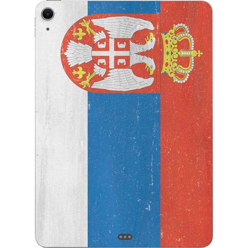 Serbia Flag Distressed Apple iPad Air Skin