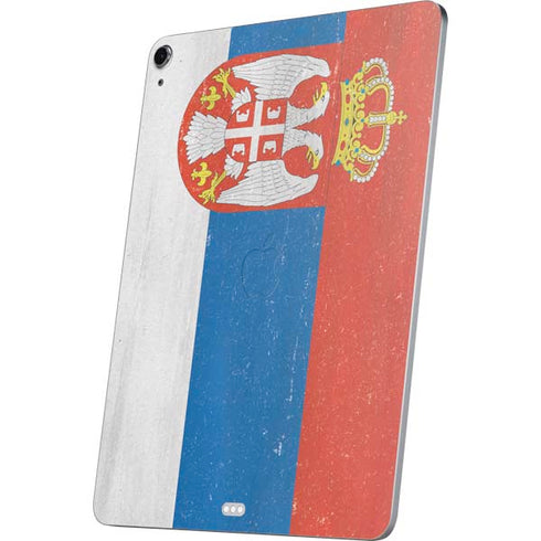 Serbia Flag Distressed Apple iPad Air Skin