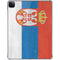 Serbia Flag Distressed iPad Pro 11in (2024) Clear Case
