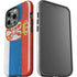 Serbia Flag Distressed iPhone 15 Pro Impact Case