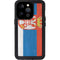 Serbia Flag Distressed iPhone 15 Pro Waterproof Case