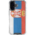 Serbia Flag Distressed iPhone 16 Clear Case