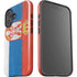 Serbia Flag Distressed iPhone 16 Impact Case
